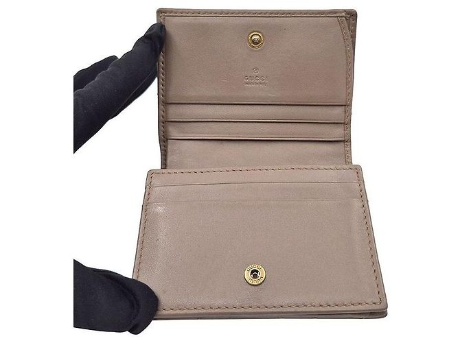 Gucci Mini billetera Marmont Matelassé Castaño - vista 5