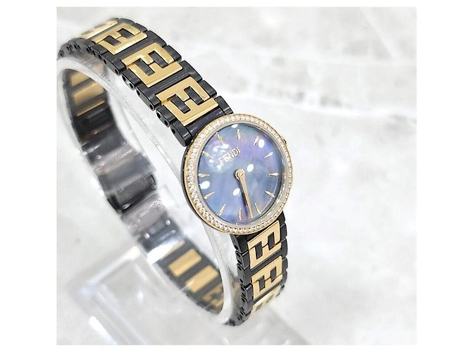 Fendi FF Logo Forever Diamond Uhr Mehrfarben - Ansicht 3