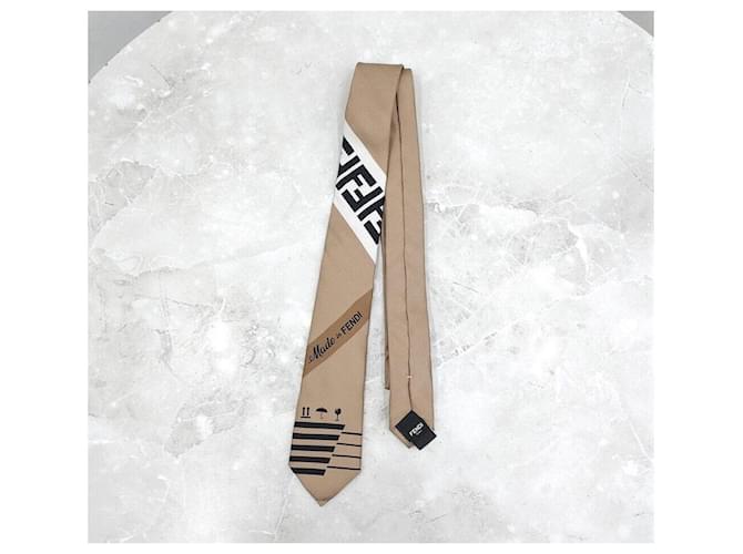Fendi ff FF Silk Monogram Tie Multiple colors - view 2