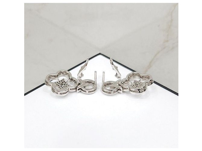 Louis Vuitton Orecchini Ardentess in oro bianco e diamanti Argento - vista 5
