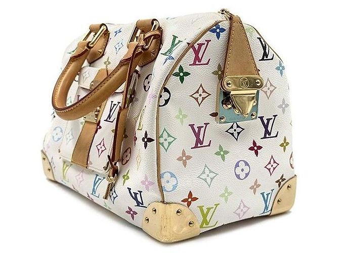 Louis Vuitton White Multi Speedy Multicolore - vista 2