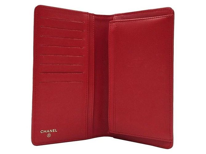 Chanel Portefeuille Boy en agneau - vue 5