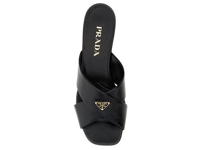Prada Leather Slide - view 5