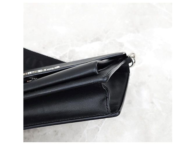 Prada Bolsa transversal Saffiano Envelope Preto - vista 6