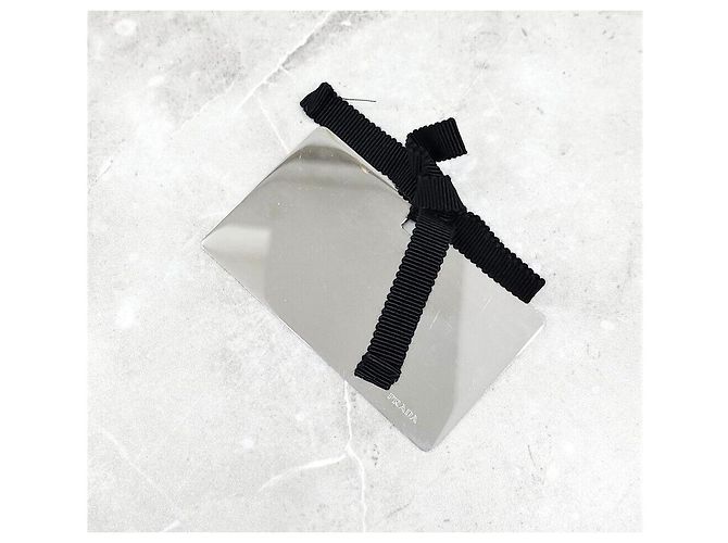 Prada Bolsa transversal Saffiano Envelope Preto - vista 7