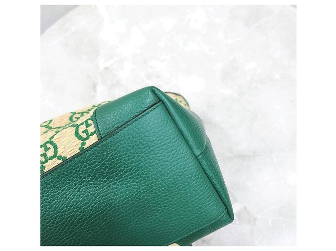 Gucci Borsa a tracolla Tote Ophidia Rafia Medium Multicolore - vista 6