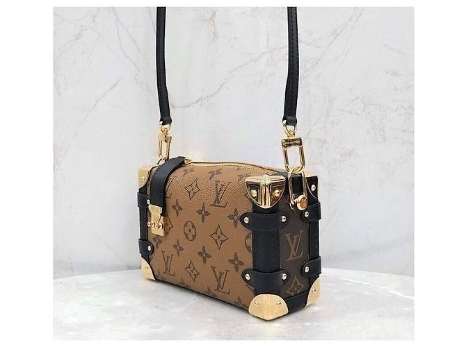 Louis Vuitton Nuovo Side Trunk PM in tela Monogram Reverse Multicolore - vista 2