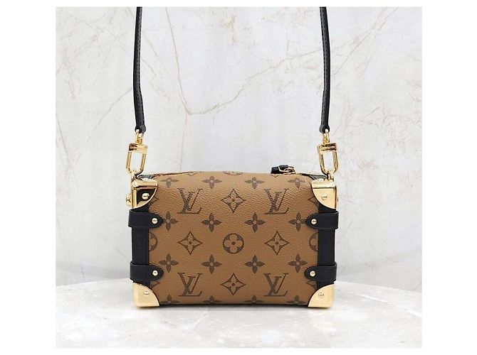 Louis Vuitton Nuovo Side Trunk PM in tela Monogram Reverse Multicolore - vista 3