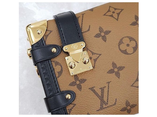 Louis Vuitton Nuovo Side Trunk PM in tela Monogram Reverse Multicolore - vista 5