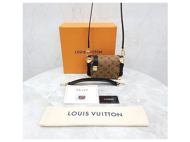 Louis Vuitton Nuovo Side Trunk PM in tela Monogram Reverse Multicolore - vista 9