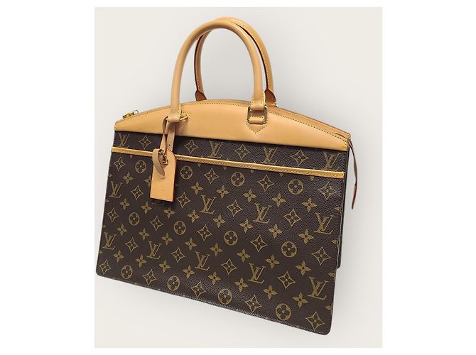 Louis Vuitton Riviera Tote Bag aus Monogram Canvas Braun - Ansicht 2