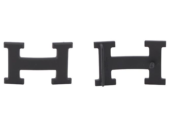 Hermès Reversible Leather Strap Belt with Buckle Black - view 9