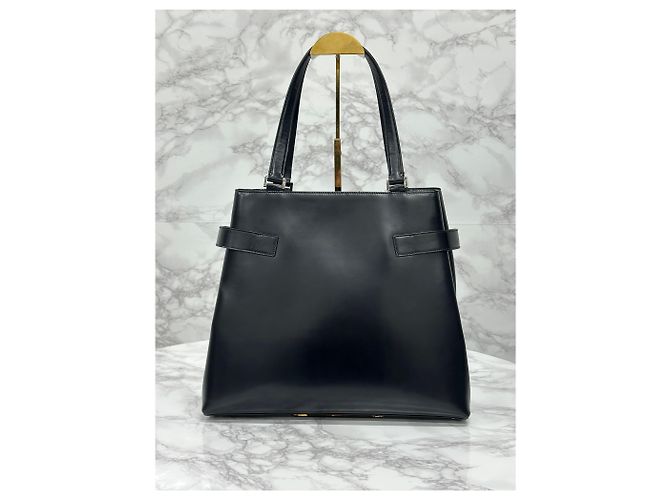 Salvatore Ferragamo Borsa a mano in pelle Gancini Argento - vista 5