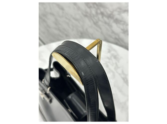 Salvatore Ferragamo Borsa a mano in pelle Gancini Argento - vista 6