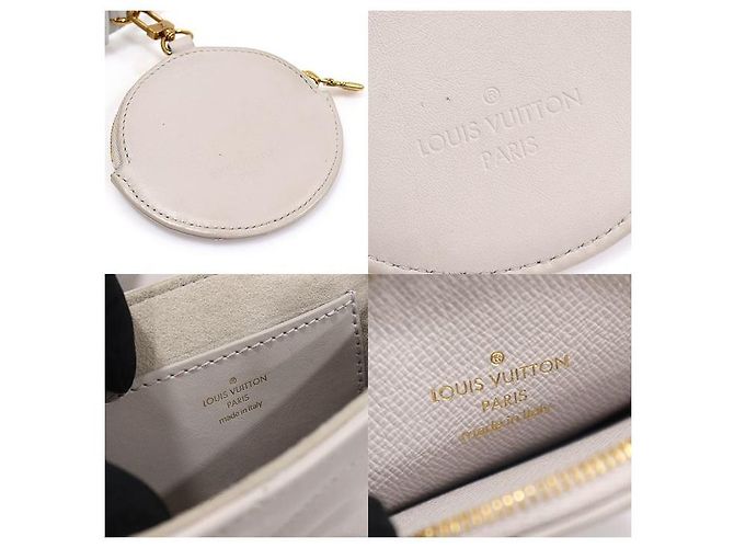 Louis Vuitton Pochette Multi New Wave in pelle di vitello grigia Marrone - vista 7