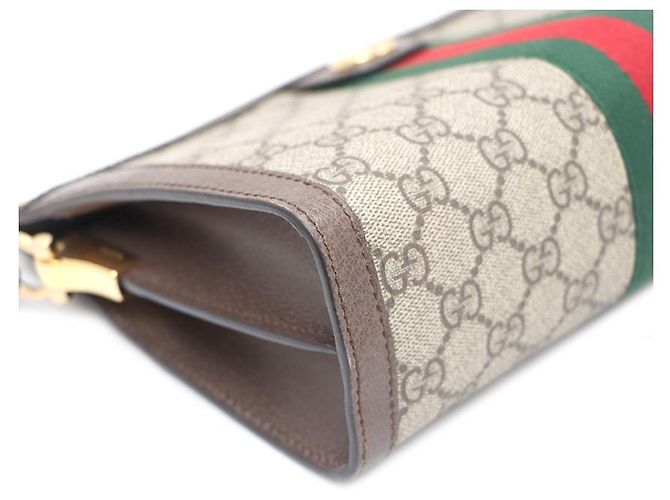 Gucci Borsa a tracolla e crossbody Ophidia GG Canvas Marrone - vista 15