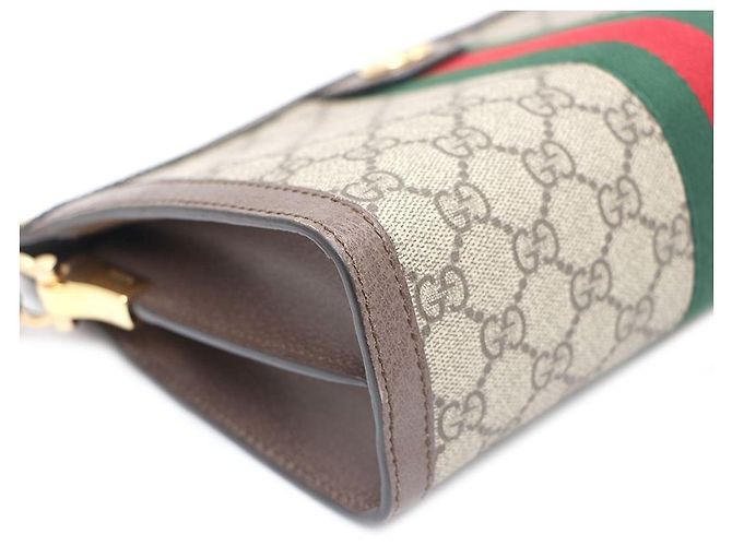Gucci Borsa a tracolla e crossbody Ophidia GG Canvas Marrone - vista 6