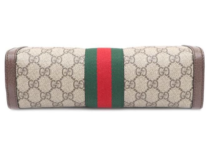 Gucci Borsa a tracolla e crossbody Ophidia GG Canvas Marrone - vista 7