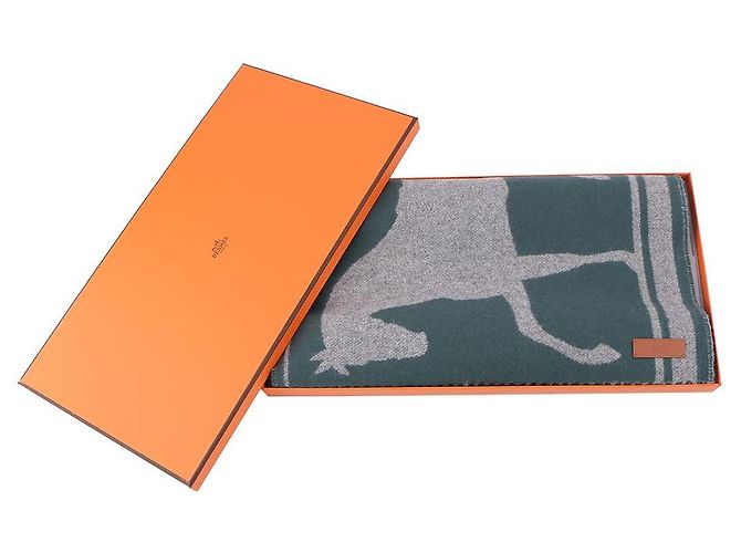 Hermès Tete Queue Scarf Multiple colors - view 14