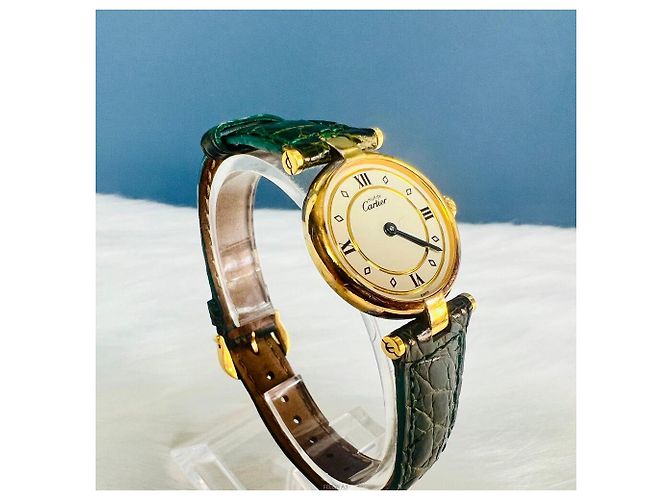 Cartier Round Must Watch Golden - Ansicht 2