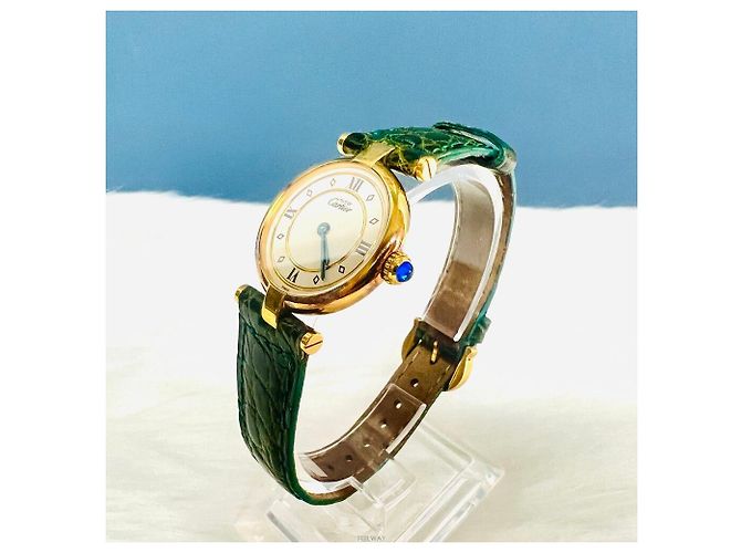 Cartier Round Must Watch Golden - Ansicht 3