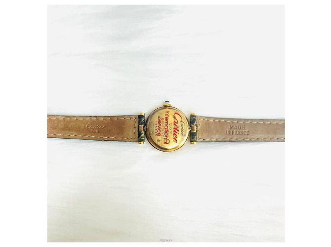 Cartier Round Must Watch Golden - Ansicht 5