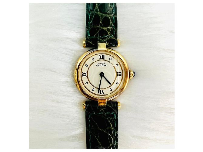Cartier Round Must Watch Golden - Ansicht 7