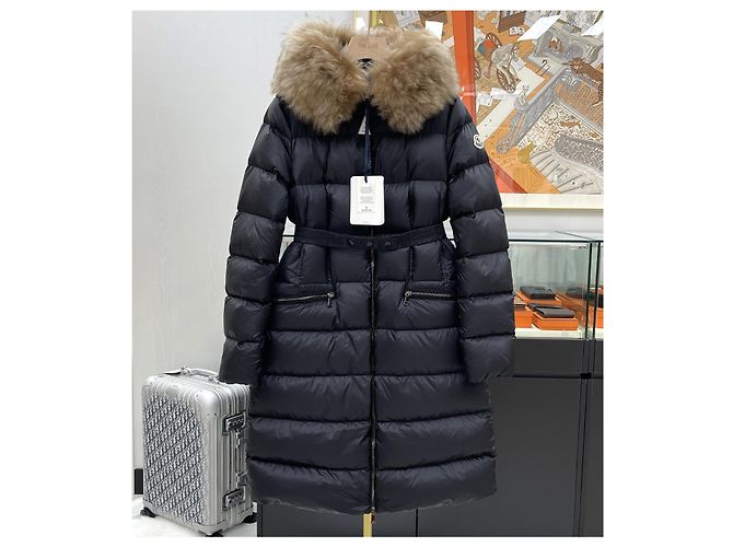 Abrigo largo de plumón Moncler Boedic Negro - vista 2