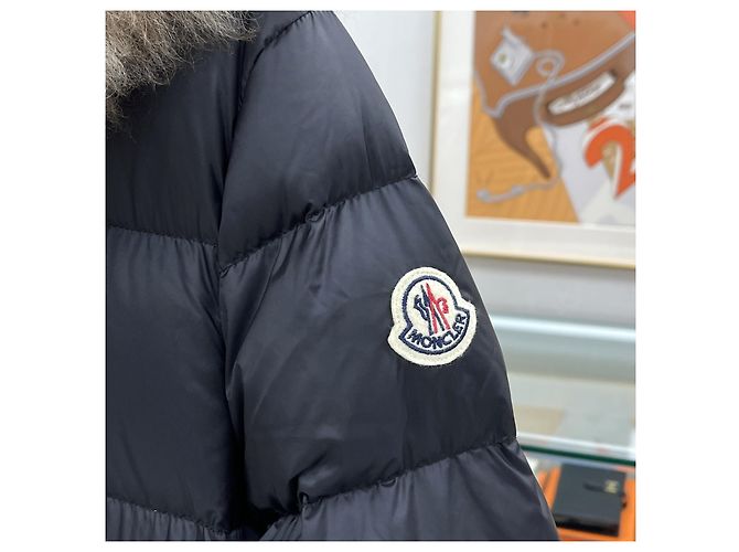 Abrigo largo de plumón Moncler Boedic Negro - vista 4