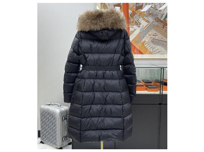 Abrigo largo de plumón Moncler Boedic Negro - vista 6