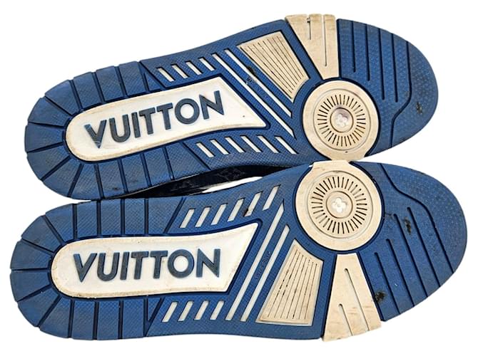 Louis Vuitton Sneakers LV Monogram Denim Blue - vista 7