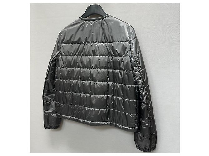 Prada Leichte Nylon-Steppjacke mit Dreieckslogo Mehrfarben - Ansicht 6