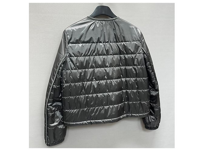 Prada Leichte Nylon-Steppjacke mit Dreieckslogo Mehrfarben - Ansicht 7