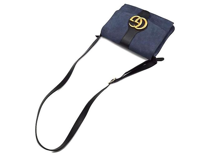 Gucci Ali Schultertasche Blau - Ansicht 4