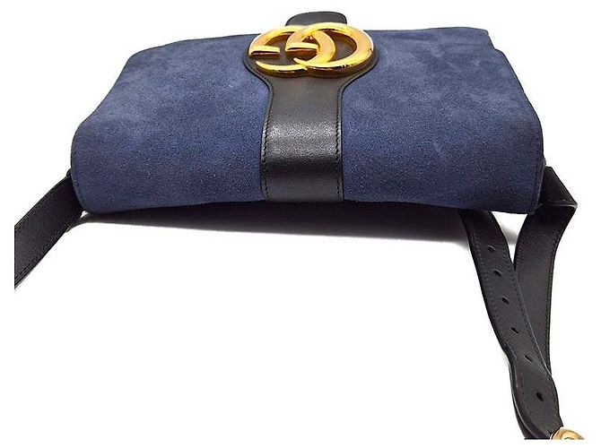 Gucci Ali Schultertasche Blau - Ansicht 6