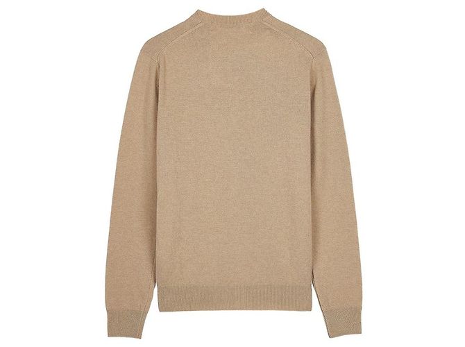 Comme Des Garcons CAMEL Unisex Cardigan Weiß mit Herz-Patch Orange - Ansicht 2