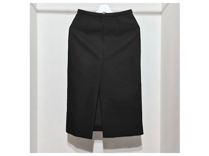 Gucci Falda de tubo en gabardina de algodón Negro - vista 3