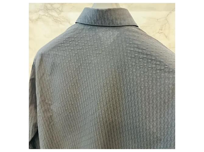 Dior Camicia in jacquard Oblique Nera Nero - vista 14