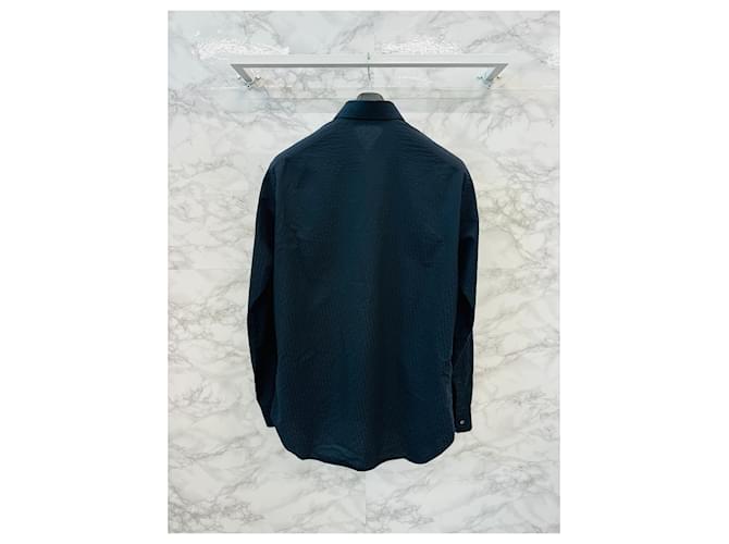Dior Camicia in jacquard Oblique Nera Nero - vista 5