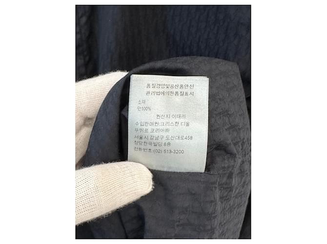 Dior Camicia in jacquard Oblique Nera Nero - vista 8