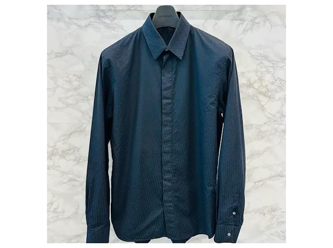 Dior Camicia in jacquard Oblique Nera Nero - vista 9