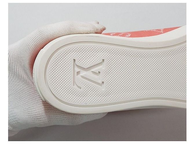 Louis Vuitton High Top in tela da donna Rosa - vista 9