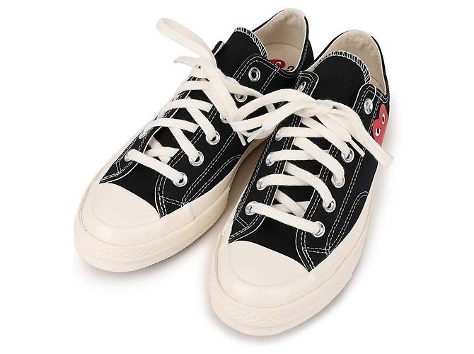 Comme Des Garcons Sneakers Play Chuck Taylor Low Nero - vista 3
