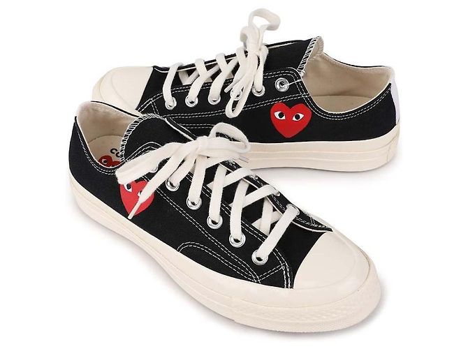 Comme Des Garcons Sneakers Play Chuck Taylor Low Nero - vista 5