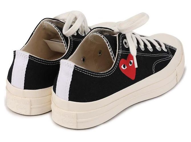 Comme Des Garcons Sneakers Play Chuck Taylor Low Nero - vista 8