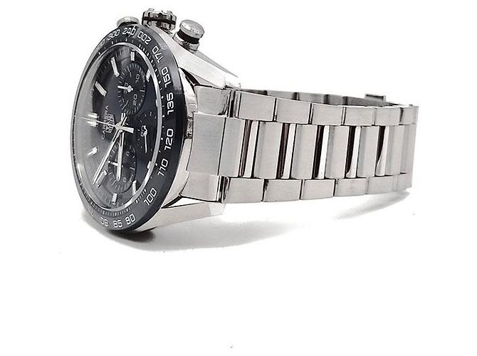 Tag Heuer Carrera Chrono Stahl-Uhr Blau - Ansicht 2