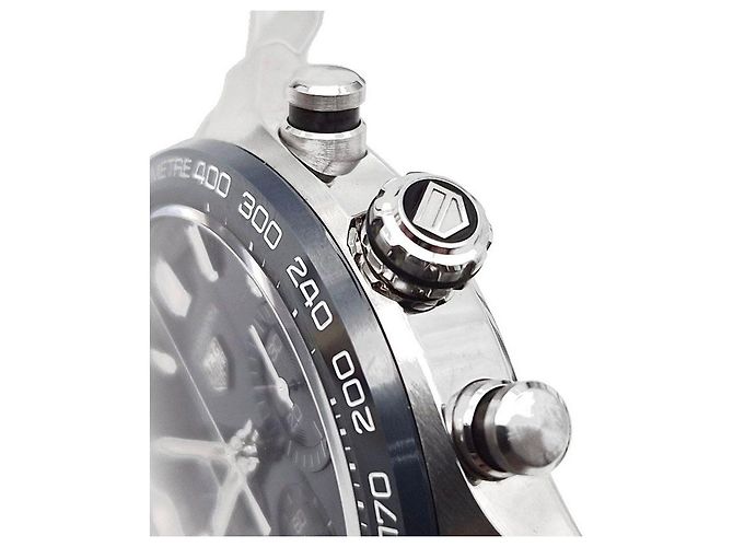 Tag Heuer Carrera Chrono Stahl-Uhr Blau - Ansicht 7