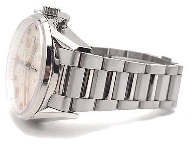 Tag Heuer Carrera Caliber Chronograph Stahl-Uhr Silber - Ansicht 2