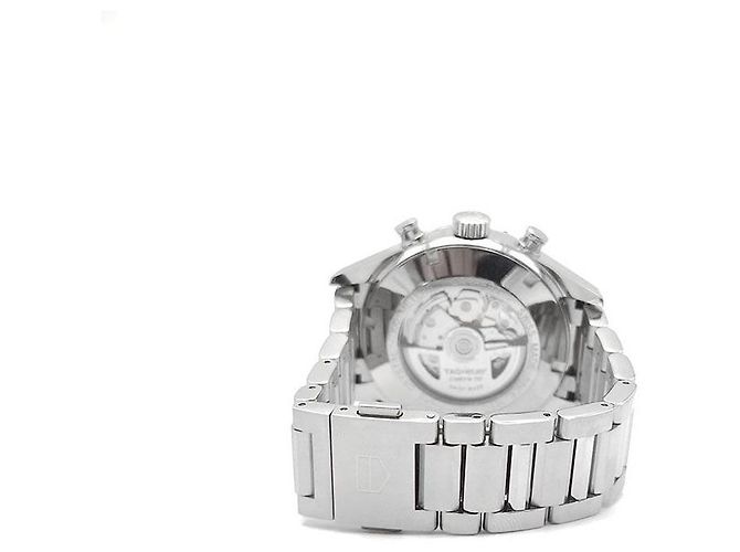 Tag Heuer Carrera Caliber Chronograph Stahl-Uhr Silber - Ansicht 3