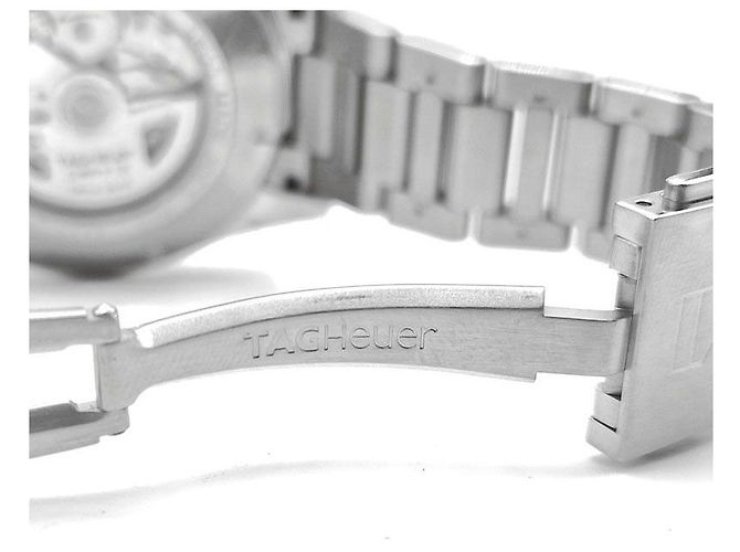 Tag Heuer Carrera Caliber Chronograph Stahl-Uhr Silber - Ansicht 5